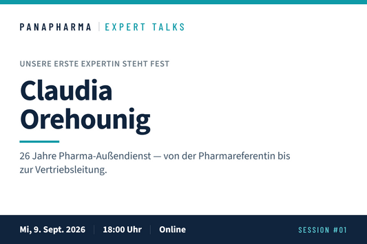 Unsere erste Expertin steht fest: Claudia Orehounig bei den Panapharma Expert Talks